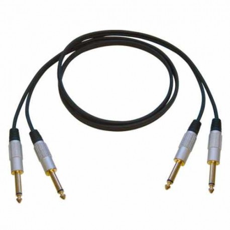 BESPECO RCW500 Cavo 2 Jack mono-2 Jack mono 5mt