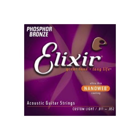 ELIXIR 16027 NANOWEB Muta Chitarra Ac 11-52