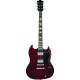 EKO DV10 Chitarra El Tranparent Red