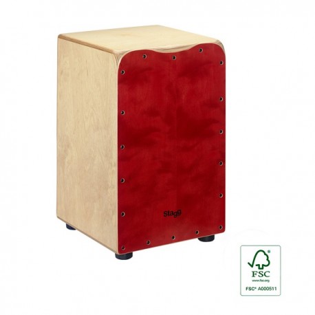 STAGG CAJON CAJ-50M betulla rosso