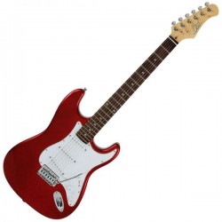 EKO S100 Chitarra Eettrica 3/4 Chrome Red